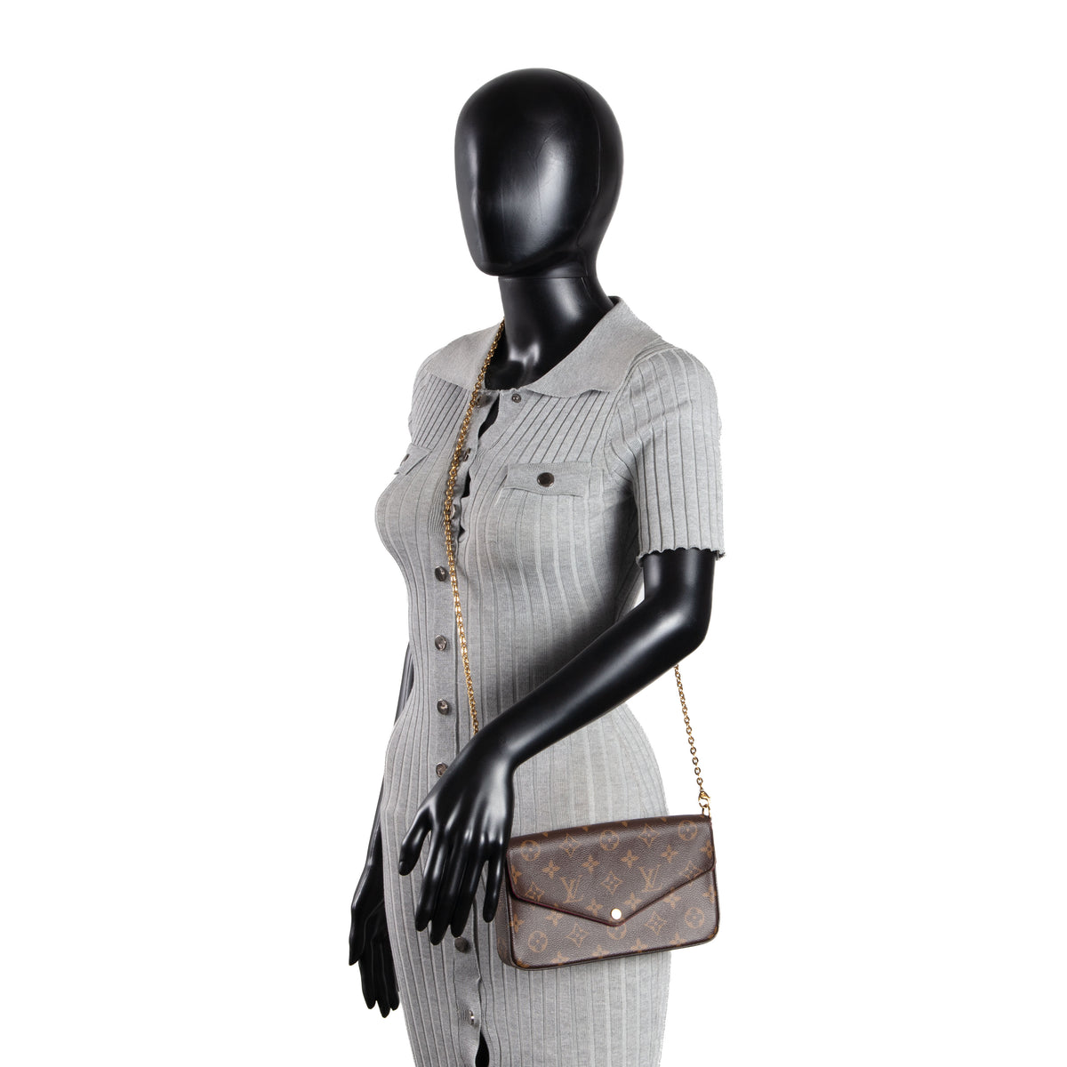 LOUIS VUITTON Felicie Pochette Monogram