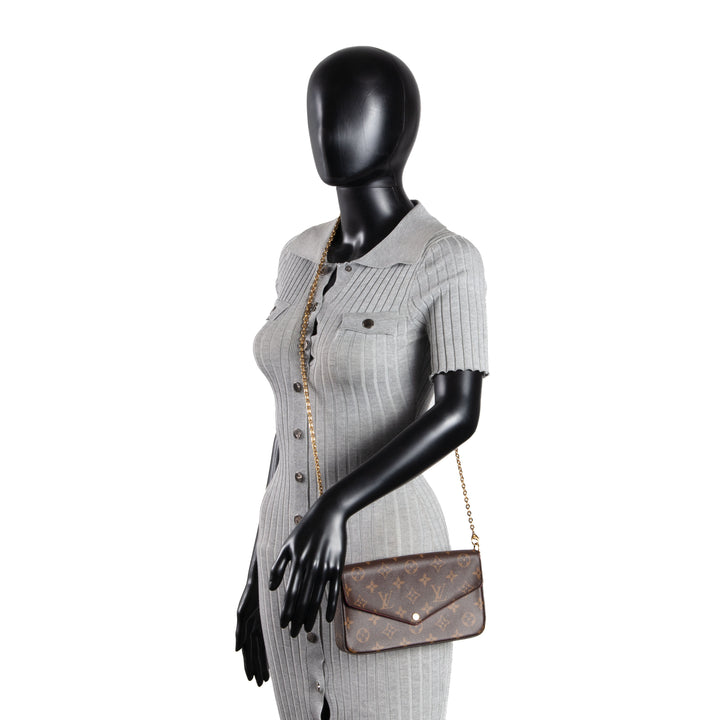 LOUIS VUITTON Felicie Pochette Monogram