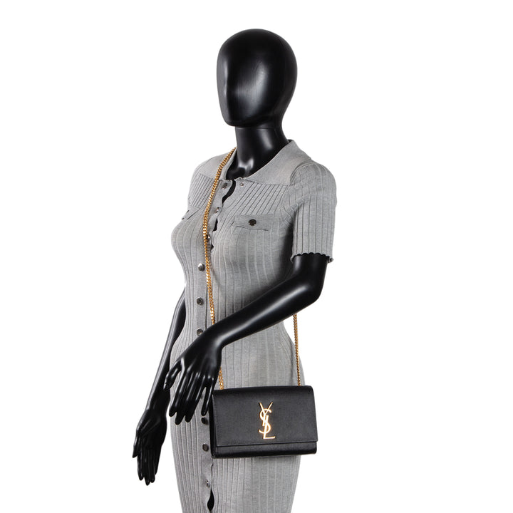 SAINT LAURENT Kate Small - Black OUTLET FINAL SALE