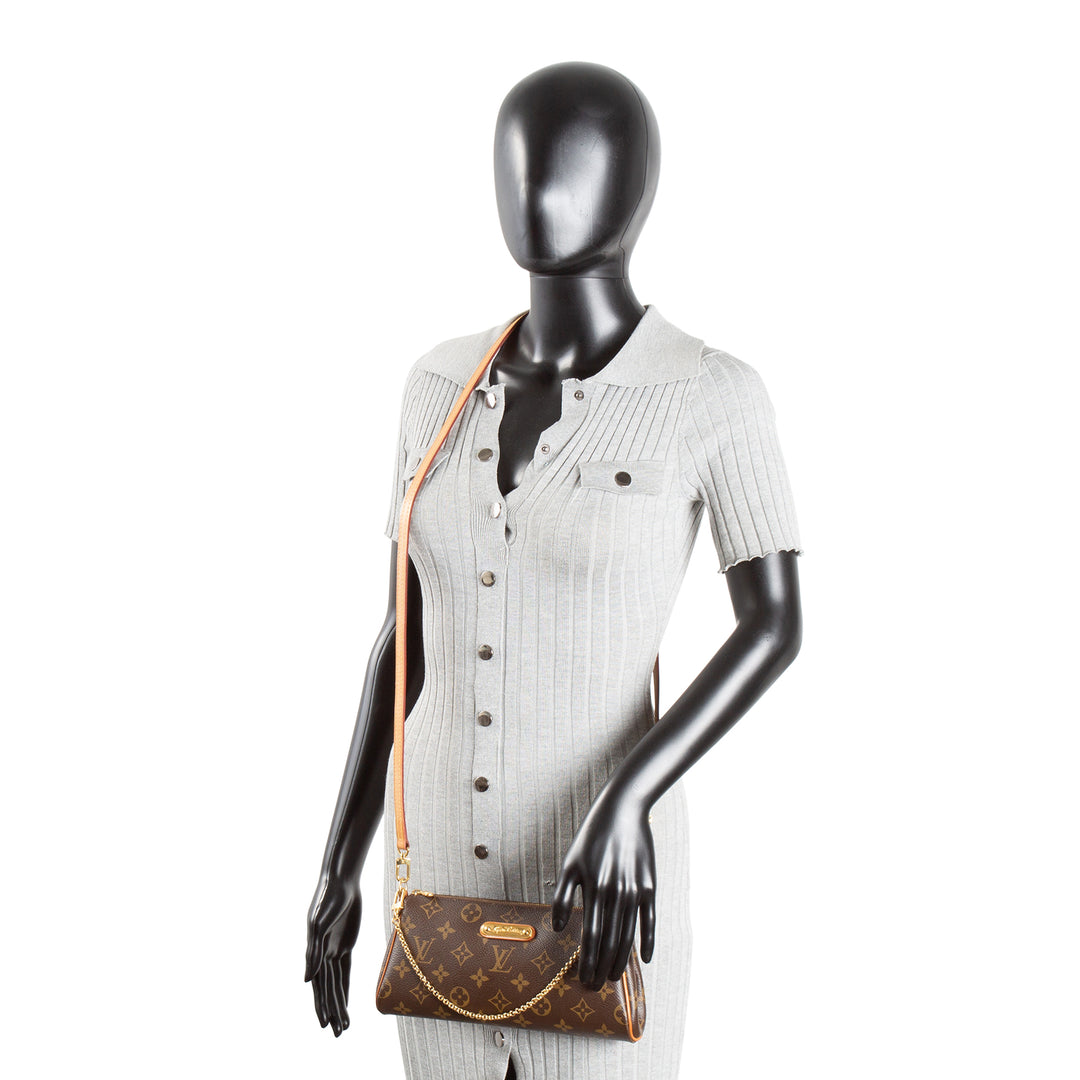 LOUIS VUITTON Monogram Eva Clutch/Crossbody - OUTLET FINAL SALE