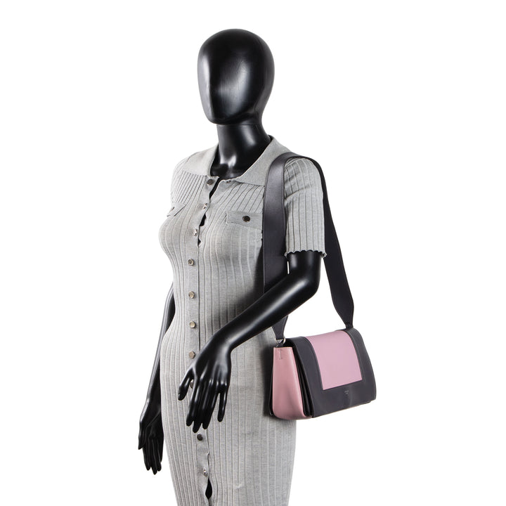 CELINE Medium Frame Shoulder Bag - Liquorice/Antique Rose