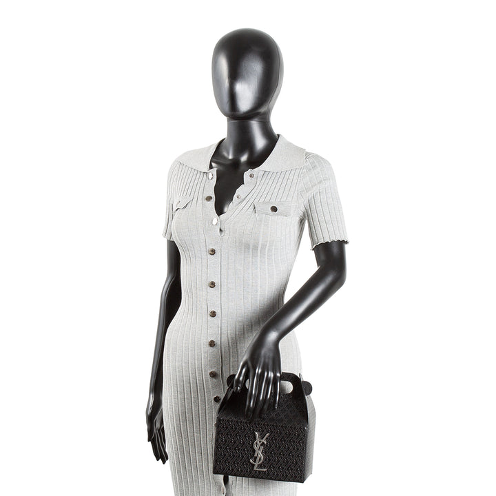 SAINT LAURENT Top Handle Take Away Box- Black