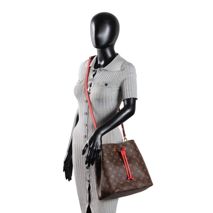 LOUIS VUITTON Monogram Neonoe MM - Coquelicot Red