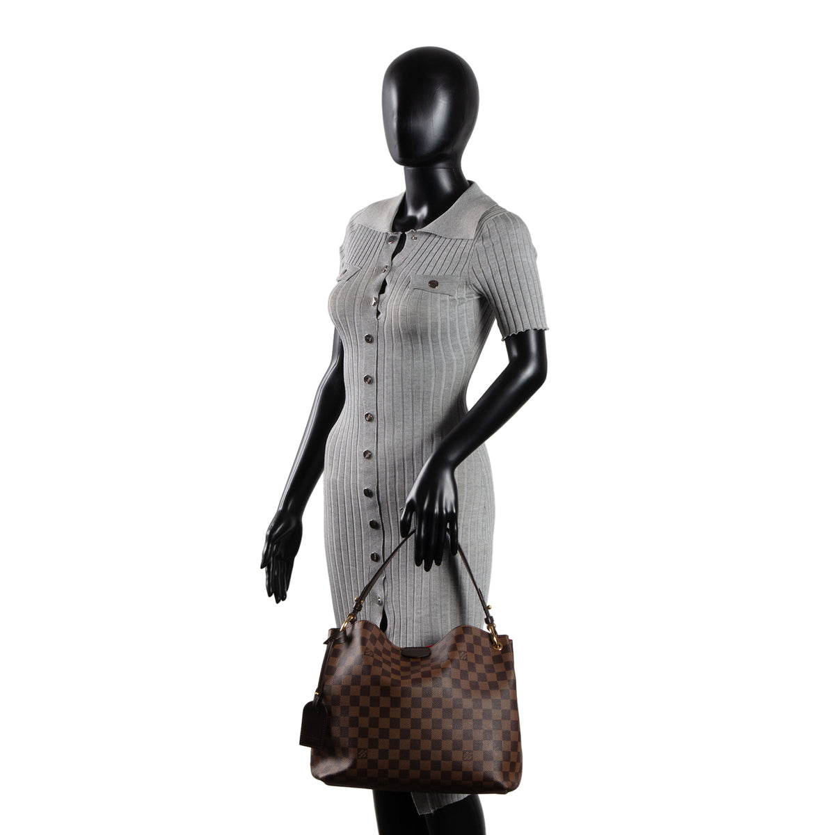 LOUIS VUITTON Damier Ebene Graceful PM