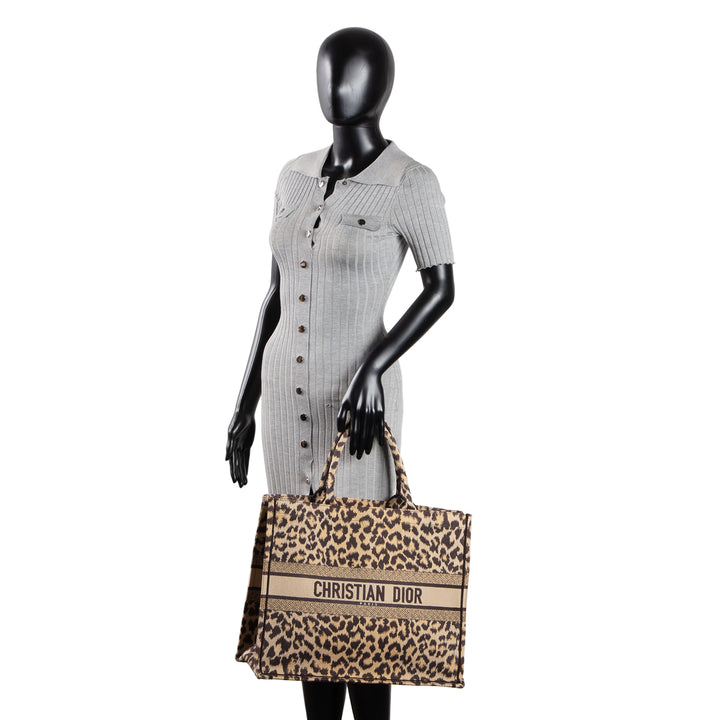 DIOR Book Tote - Leopard