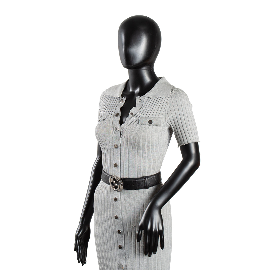 GUCCI Interlocking G Signature Belt - Microguccissima