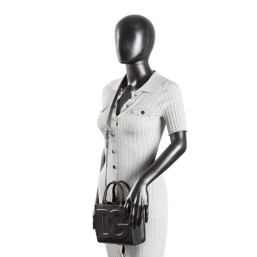 DOLCE & GABBANA Mini Daily Tote - Black