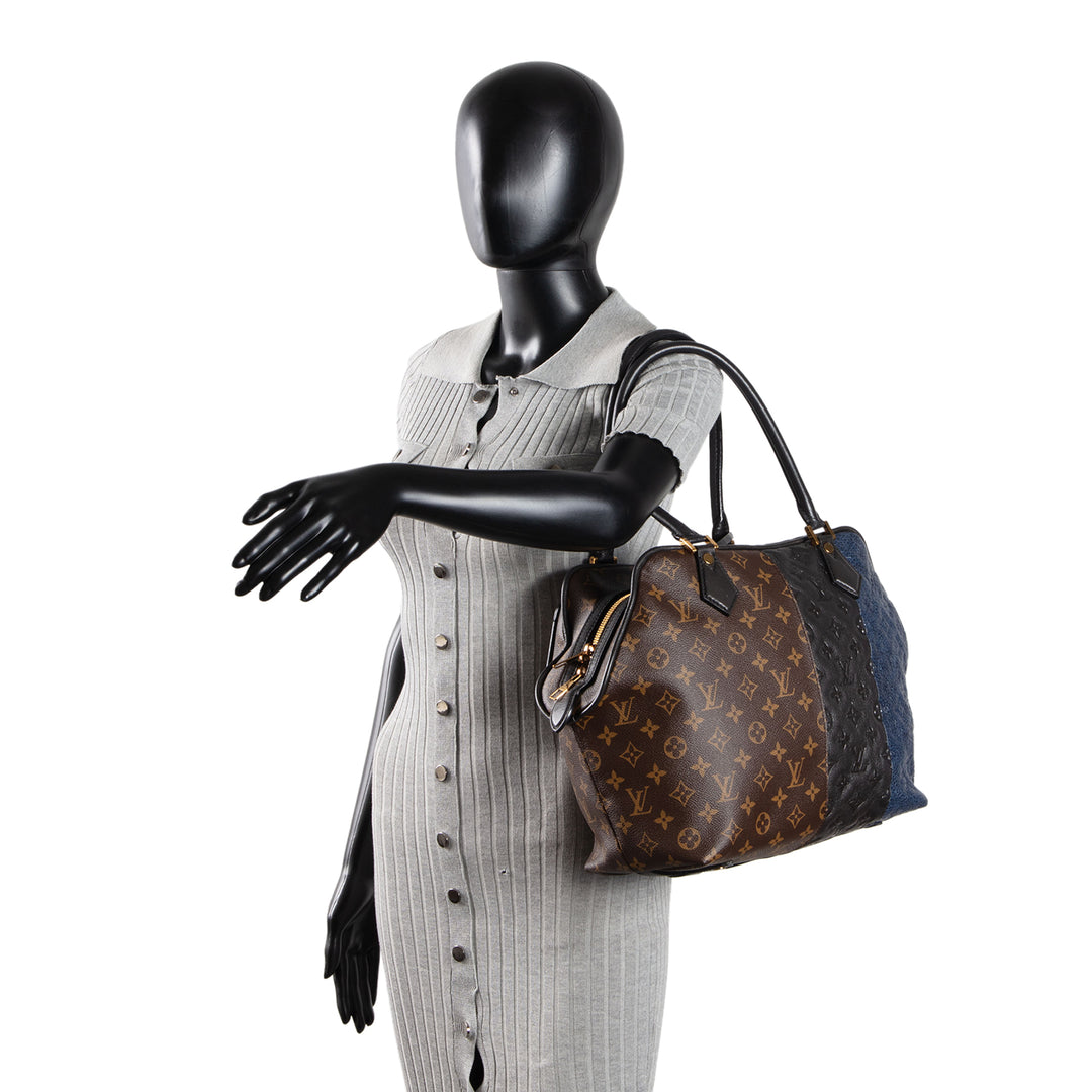 LOUIS VUITTON Monogram Marine Blocks Tote