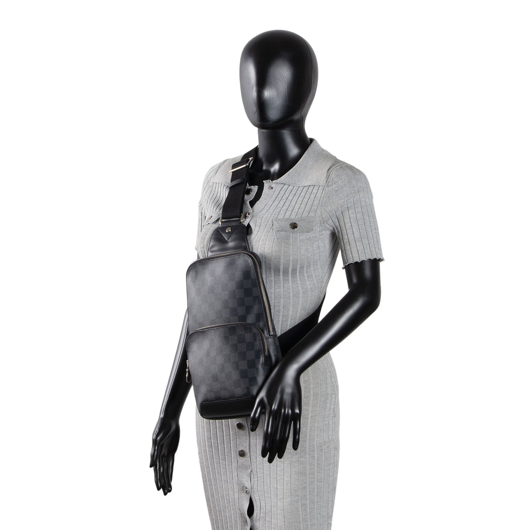 LOUIS VUITTON Damier Graphite Avenue Sling Bag