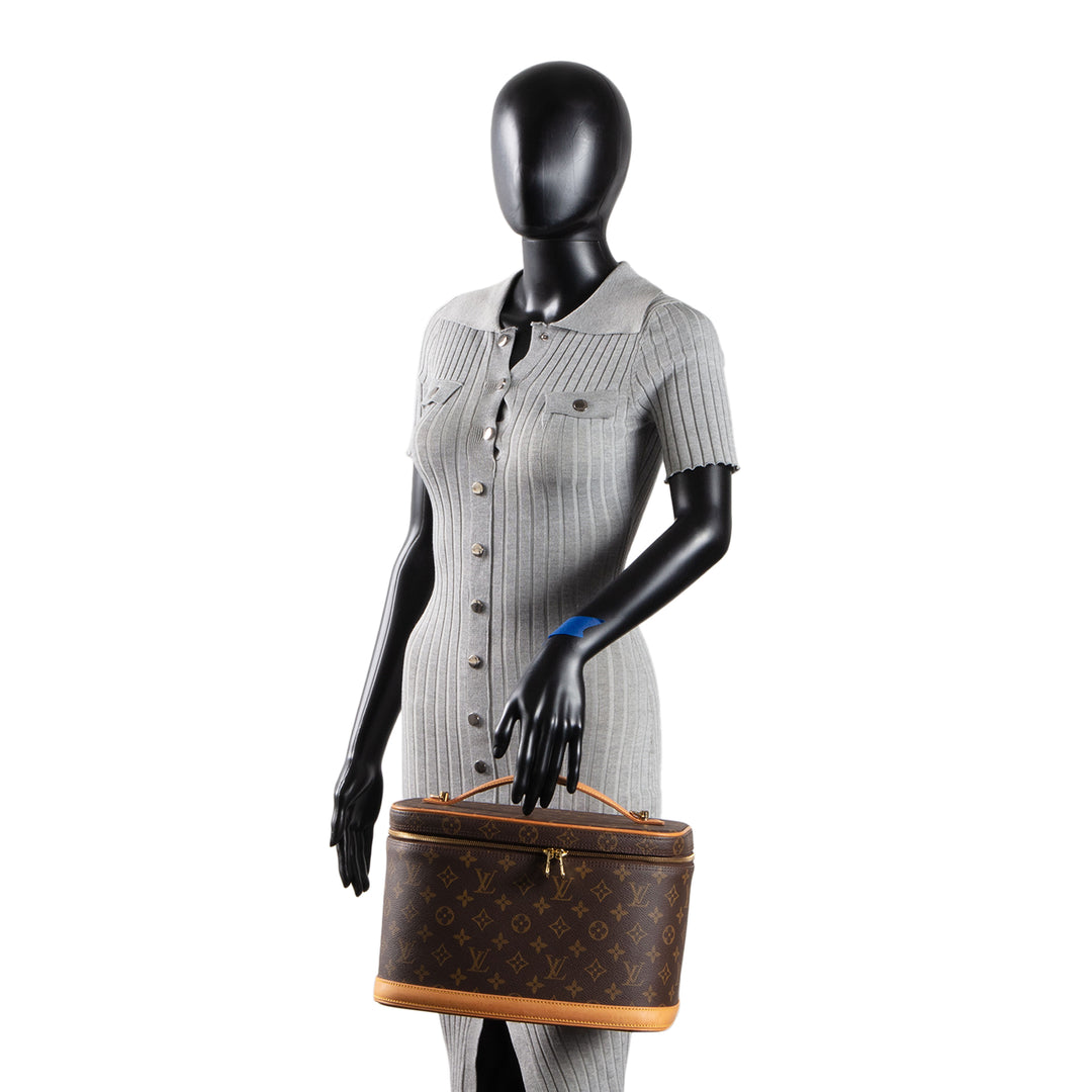 LOUIS VUITTON Vintage Nice Vanity Train Case - Monogram