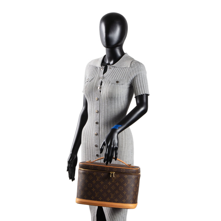 LOUIS VUITTON Vintage Nice Vanity Train Case - Monogram