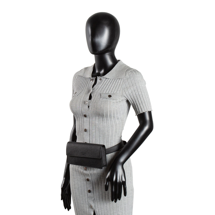 PRADA Saffiano Belt Bag - Black