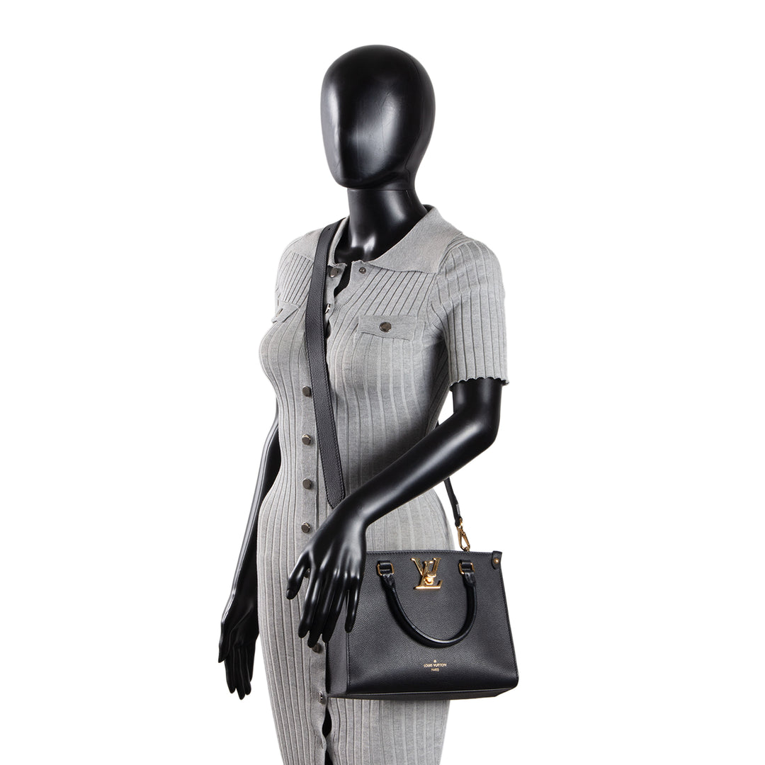LOUIS VUITTON Lock & Go Tote - Black
