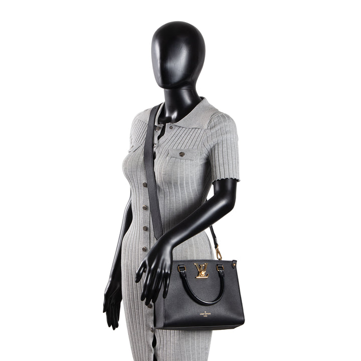 LOUIS VUITTON Lock & Go Tote - Black