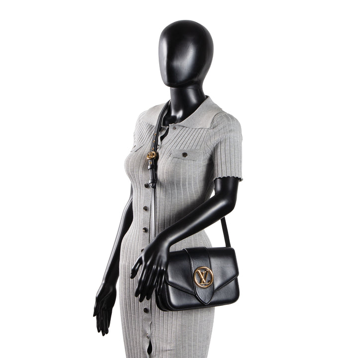 LOUIS VUITTON LV Pont 9 Shoulder Bag - Black