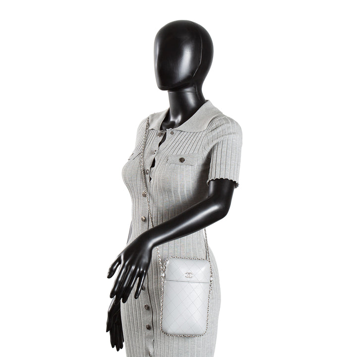 CHANEL Chain Around Phone Holder Box - Gray