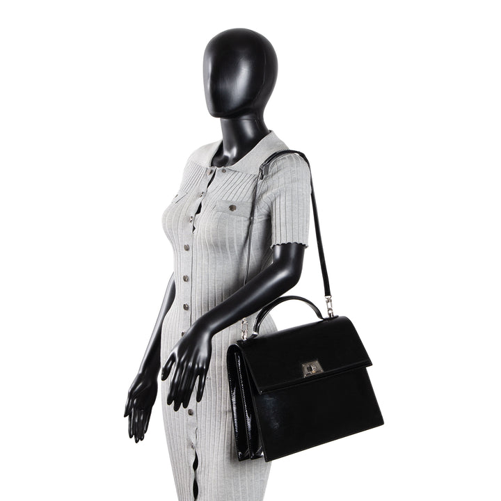 LOUIS VUITTON Epi Electric Sevigne Satchel GM - Black