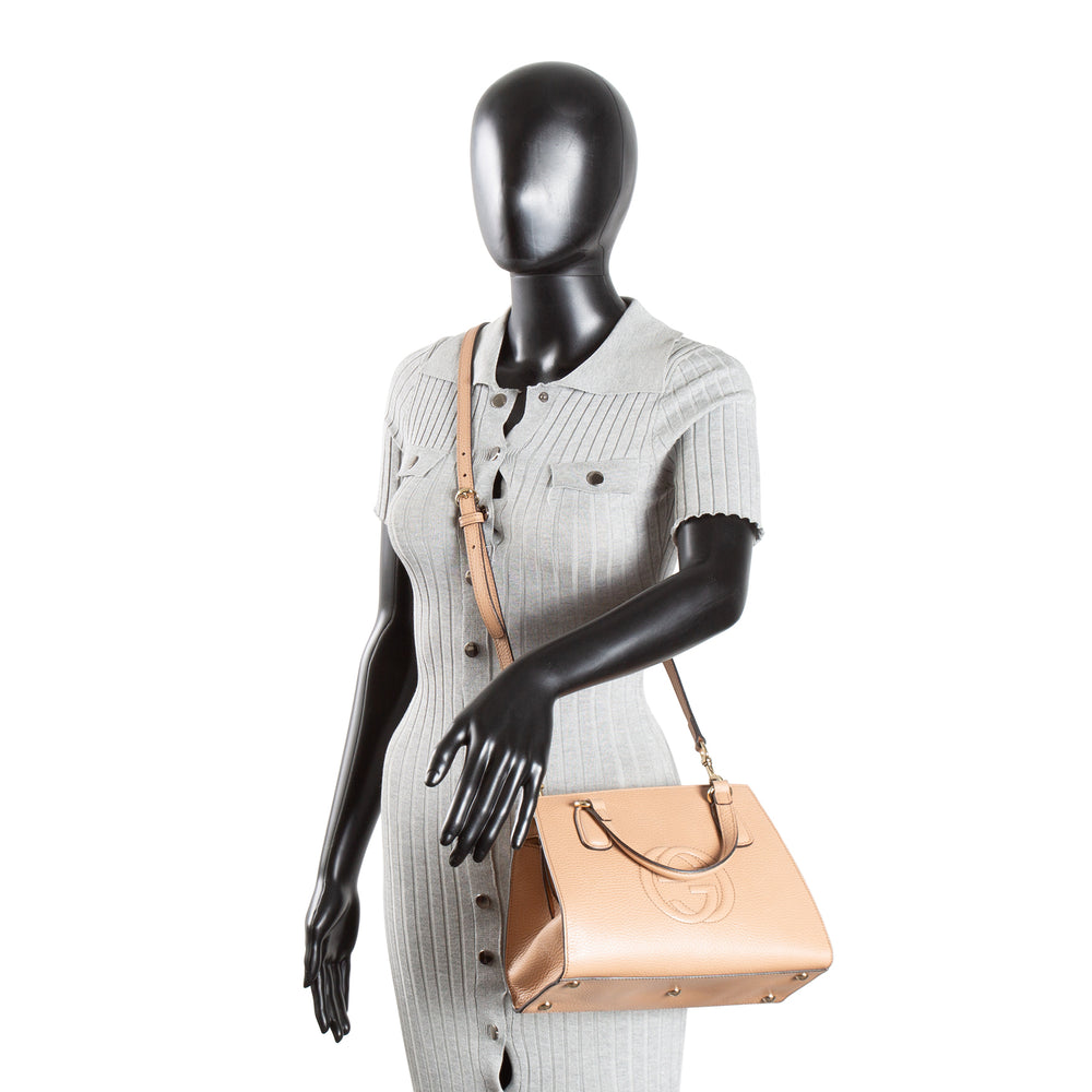 Soho Top Handle Python GUCCI Soho Top Handle Tote - Tan - OUTLET FINAL SALE – ALB