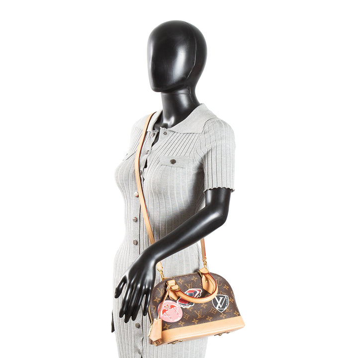 LOUIS VUITTON Limited Edition World Tour Monogram Alma BB