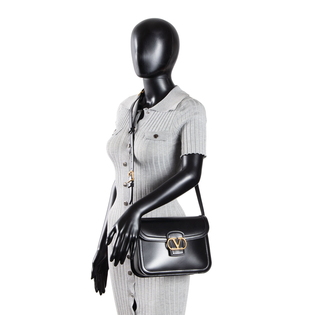 VALENTINO 9 to 5 Shoulder Bag - Black
