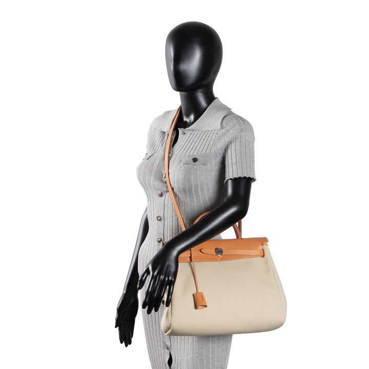 HERMES Toile Herbag Zip 31
