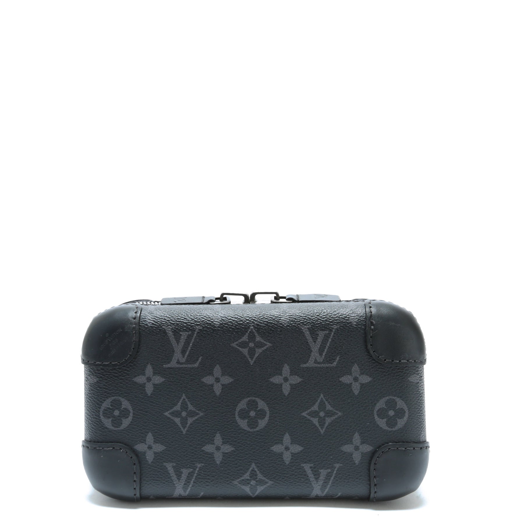 Louis Vuitton Horizon Clutch Monogram Taurillon Leather Black