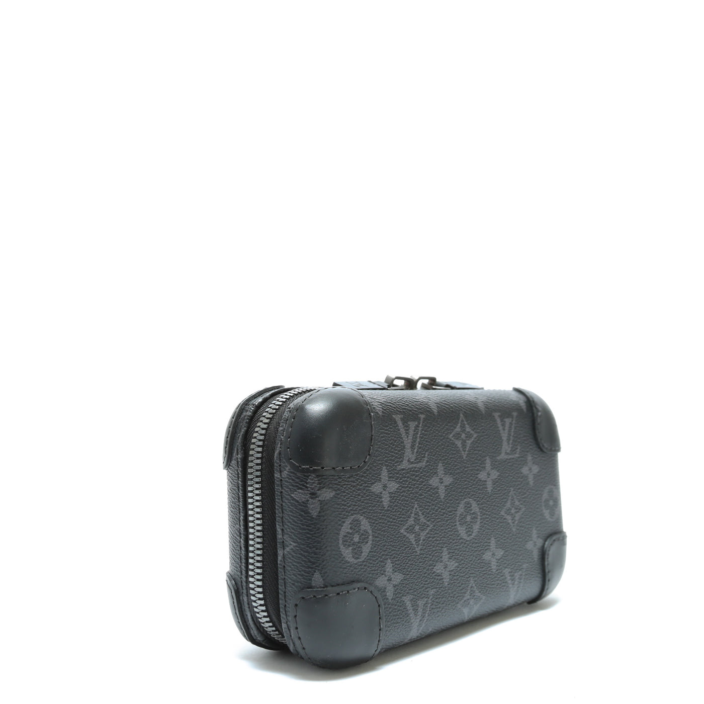 Louis Vuitton Horizon Clutch Bag In Black Monogram Eclipse Canvas