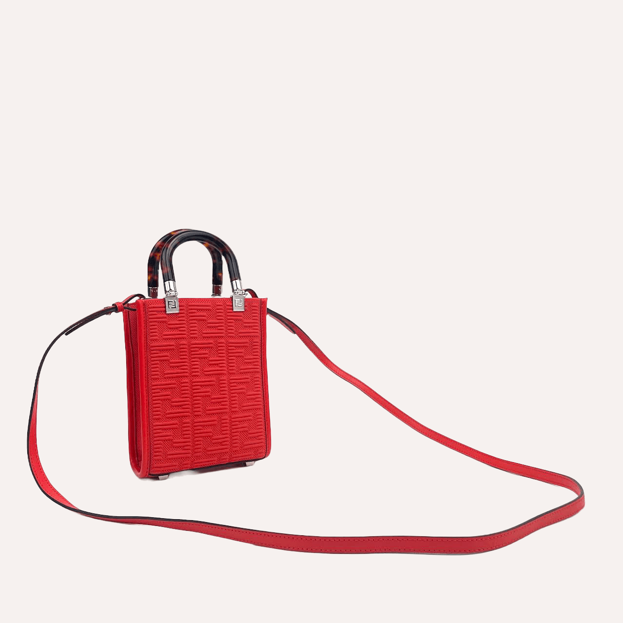 FENDI Mini Camera Bag in Red