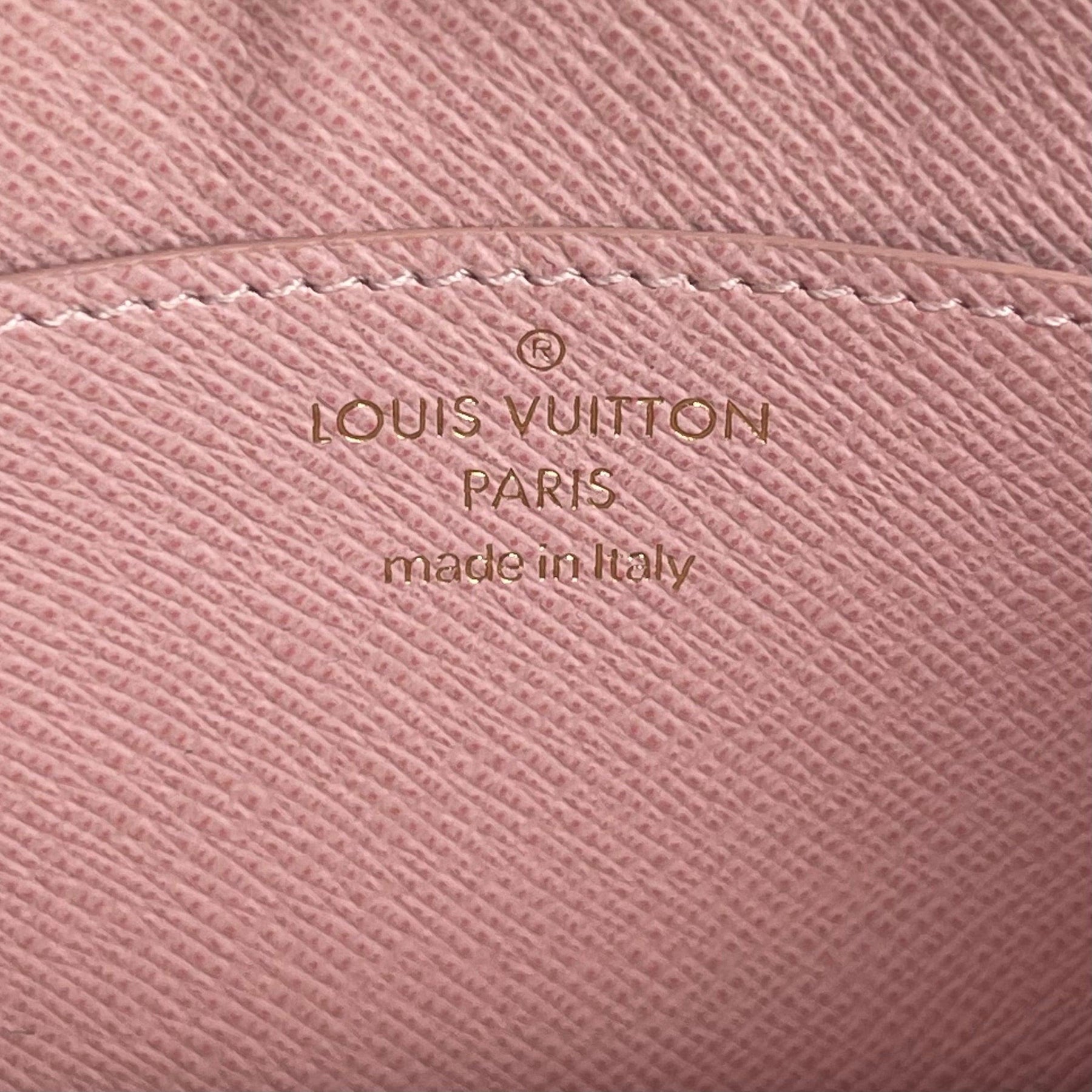 Louis Vuitton Rose Ballerine/Black Epi Leather Trunk Multicartes Wallet