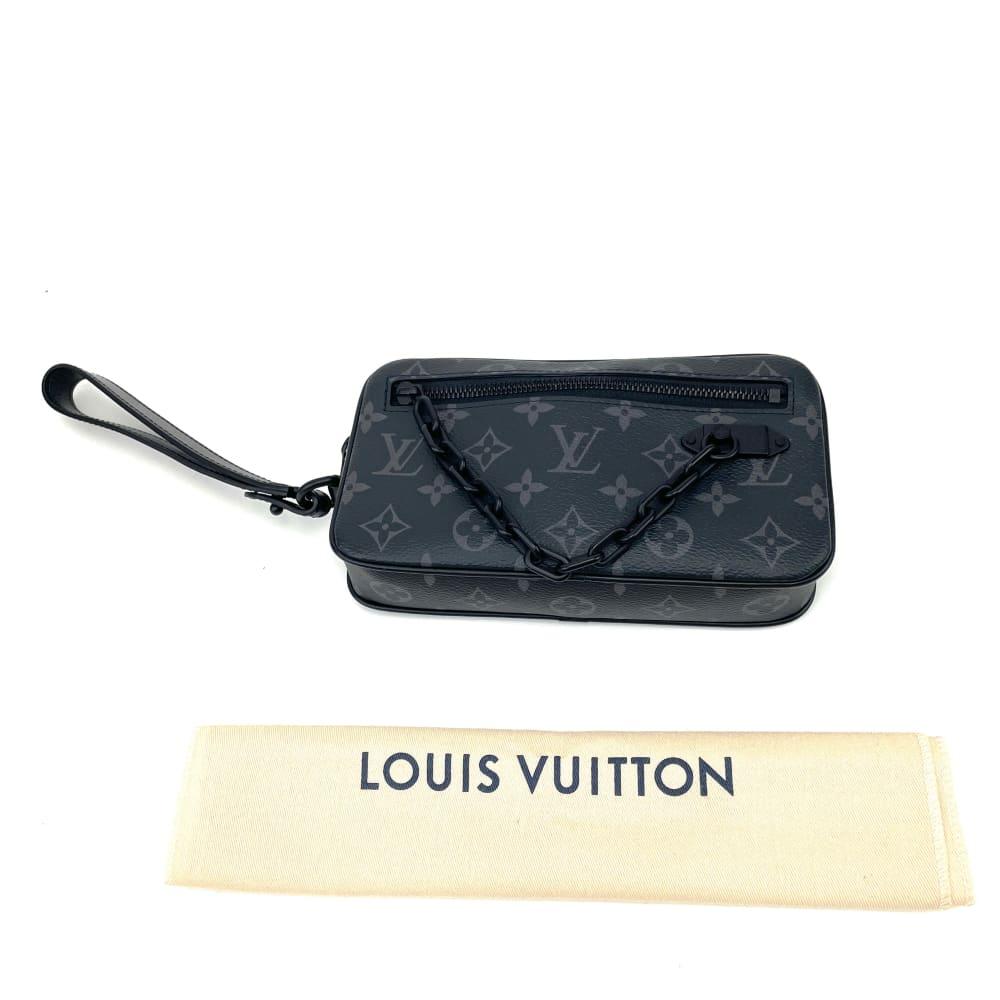Louis Vuitton Pochette Volga Monogram Wristlet on SALE